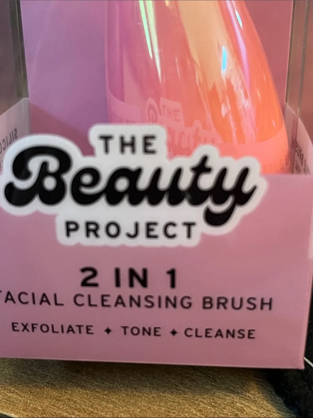 2-in-1 Facial Cleansing Brush - Pink